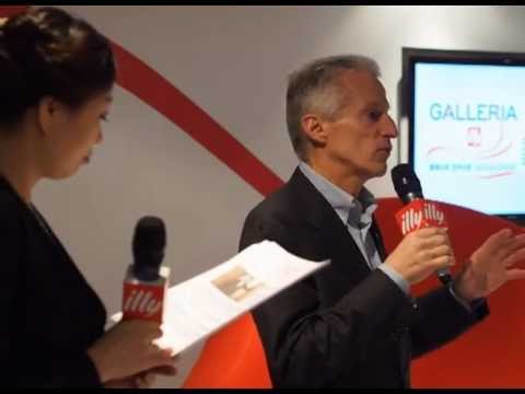 Riccardo Illy at Galleria illy Beijing