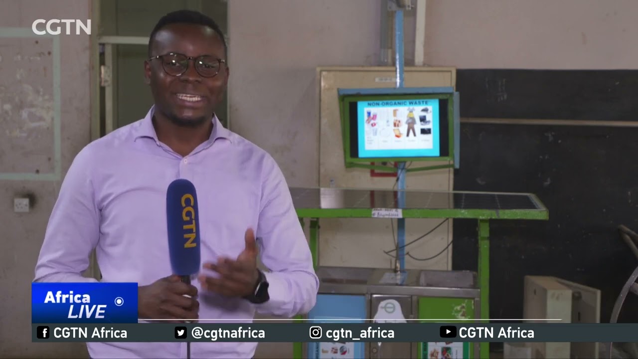 Innovator creates solarpowered bin to improve garbage disposal