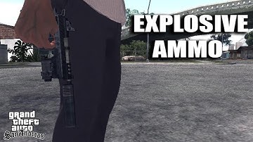 Test Explosive Bullets | GTA San Andreas