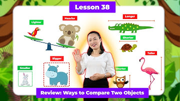 Lesson 38. Ways to Compare Two Objects  | Kindergarten | Math For Kids