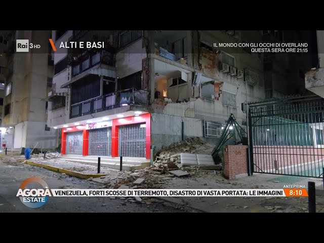 Terremoto in Venezuela, le prime immagini: oltre 30 morti e 700 feriti - Agorà Estate 25/06/2026