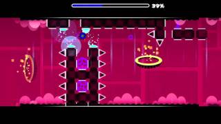 Geometry Dash - CLUTTERFUNK! 100% 3 COINS! Lvl 11 by Robtop!