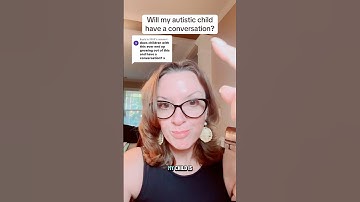 Autistic people and conversation #autismspeech #autismspeechtherapy #autismacceptance #echolalia