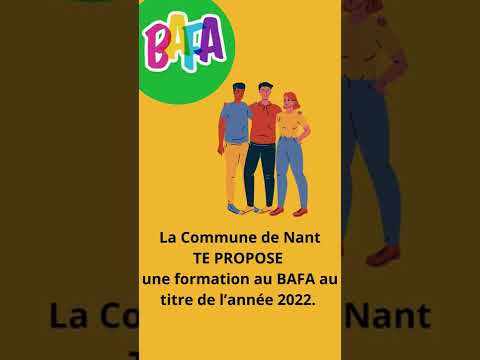 La commune de Nant propose à deux jeunes un « Bafa citoyen »