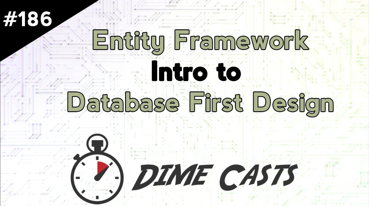 Entity Framework: Intro to Database First Design - YouTube