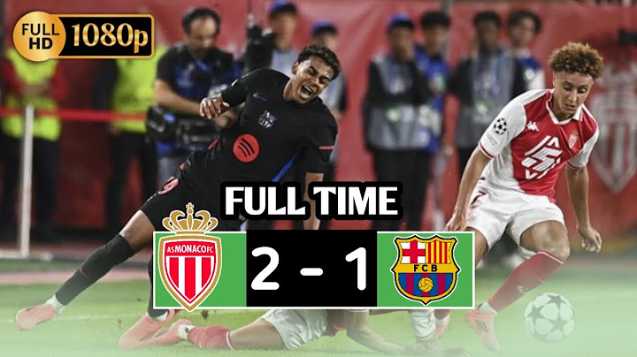 AS MONACO VS BARCELONA FC 2-1 | HIGHLIGHT & GOALS HD | UEFA CHAMPIONS LEAGUE 2024/25