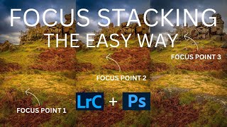 How To Focus Stack In Photoshop For Beginners.