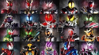 【変身音】平成20ライダー主役基本フォーム変身音声集 仮面ライダークウガ〜ジオウ kamen rider kuuga to zi-o henshin sound   20作品記念作