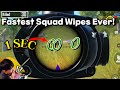 Omg!! Fastest Squad Wipe in Pubg?🔥 | PUBG MOBILE