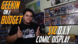 DIY $12 Comic Display "Okay so I