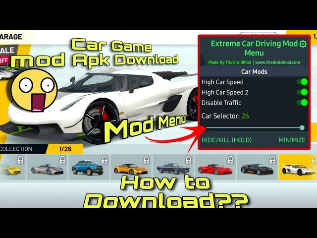 Extreme Car Driving Simulator Mod Apk 6.82.1 (VIP Unlocked, Mod Menu)