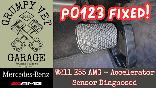 Mercedes E55 W211 P0123 Code - Accelerator Pedal Sensor Diagnosis