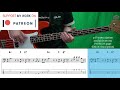Santana -  Smooth (Bass cover with tabs)