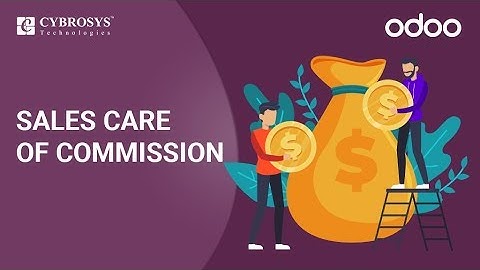 Sales Care of Commission in Odoo