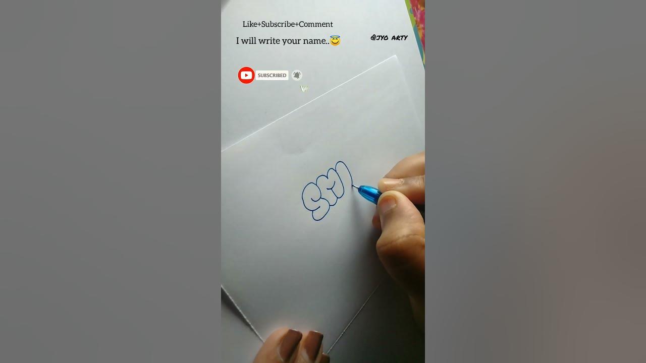 How to write SMILEY in bubble letters #art #letters #tutorial - YouTube