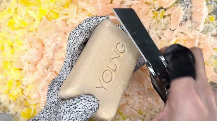 Oddly Satisfying Soap Carving | Crunchy Soap Cutting | No Talking ASMR #soap