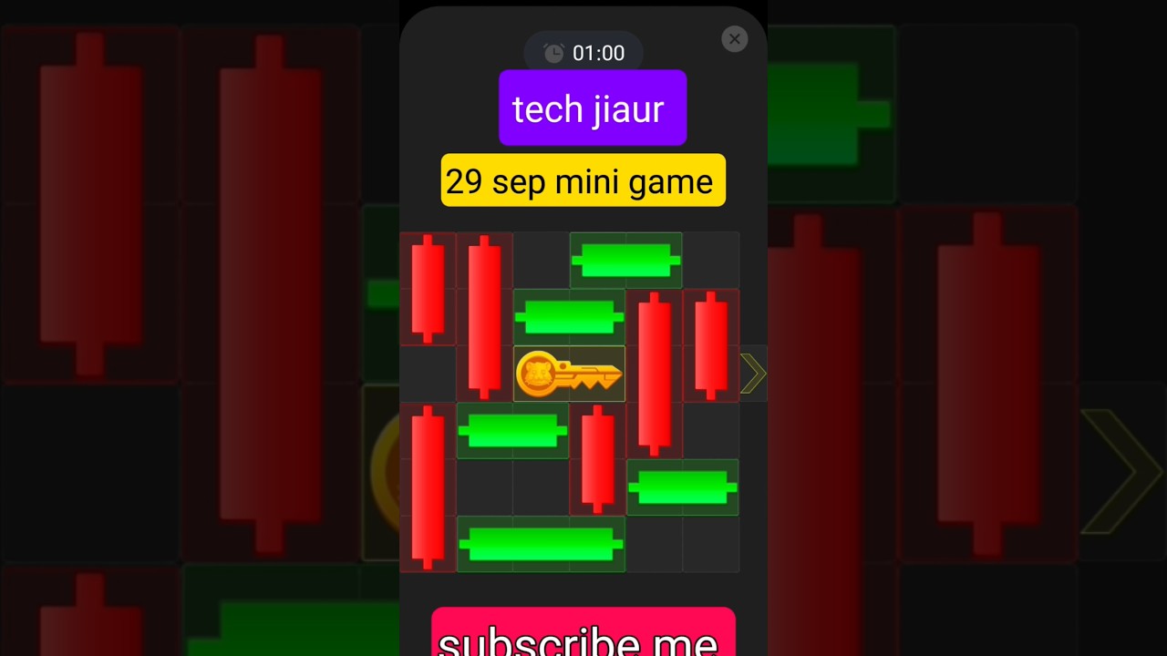 29 sep mini game key