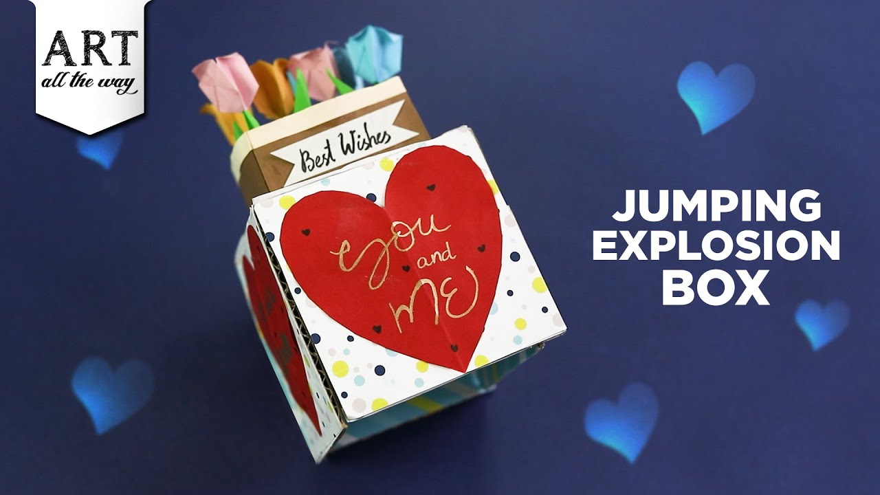 Surprise Gift Box Explosion with optional DIY Accessories