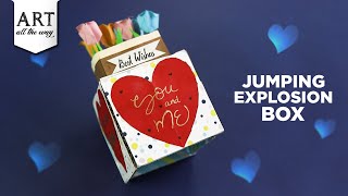 Gift Box | How to Make Jumping Explosion Box | Explosion Box | Surprise Box | DIY |  @VENTUNOART  ​