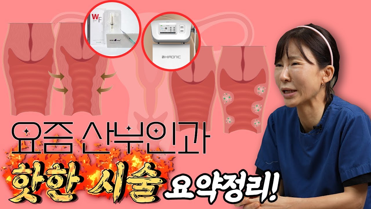 요즘 산부인과 핫한 시술 요약정리