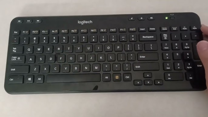 A1 TESTING YouTube - Mouse Silvercrest Wireless 2 SPCC keyboard