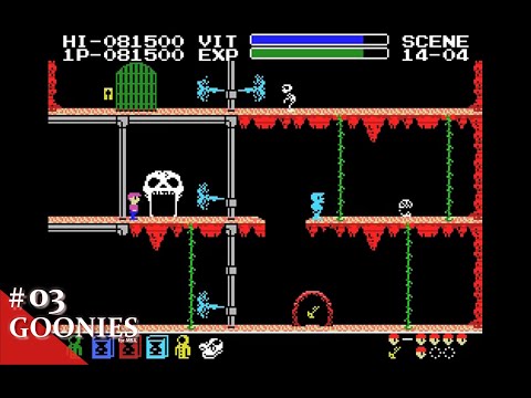 KONAMI - ✨稀少品✨即日発送◇KONAMI.グーニーズ.MSX Yahoo!オークション - 動作品 MSX 箱取説付 『 グーニーズ
