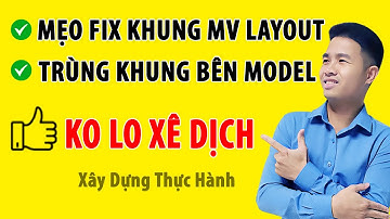 ✔️Mẹo Fix khung MV viewport trùng với khung hình chữ nhật bên Model #autocad