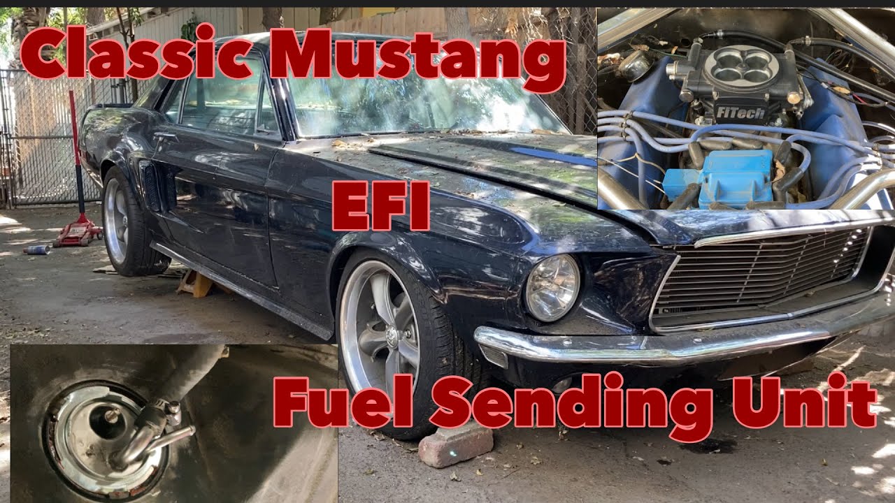 Classic Mustang Fuel sending unit with return line for EFI conversion