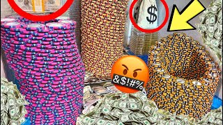 🤬CASINO STAFF CHEATED ME THEN THE MANAGER DID THIS! HIGH LIMIT COIN PUSHER MEGA MONEY CASH JACKPOT!