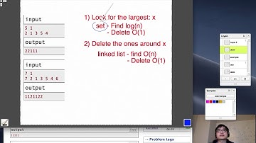 Codeforce 552 E div3 - Rating 1800 - Sorting & Segment Tree
