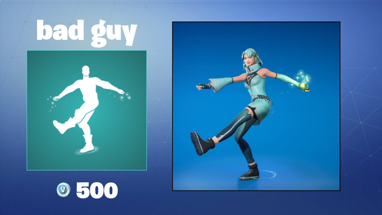 bad guy Fortnite Emote YouTube