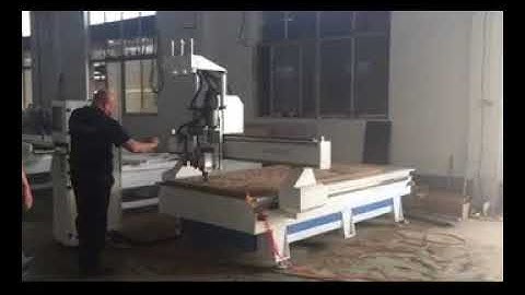 working video of STM1325-3T multi-heads CNC router