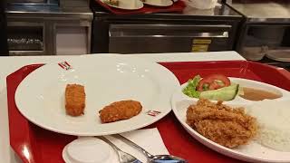 cơm gà rán KFC tầng G Aeon Bình Tân, quay phim _ văn quý vlog shopee food