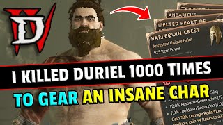 Diablo 4 - I Killed Duriel 1000 Times to Gear an Insane Character