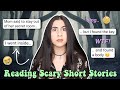 Reading Scary Short Stories Right Before Bed (at 3am..) | Just Sharon