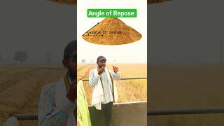 Agriculture Engineering Facts: Angle of Repose 🙄🌱 #shorts #engineering