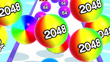 Ball Run 2048 - All Levels Gameplay Android, iOS ( Levels 560 )