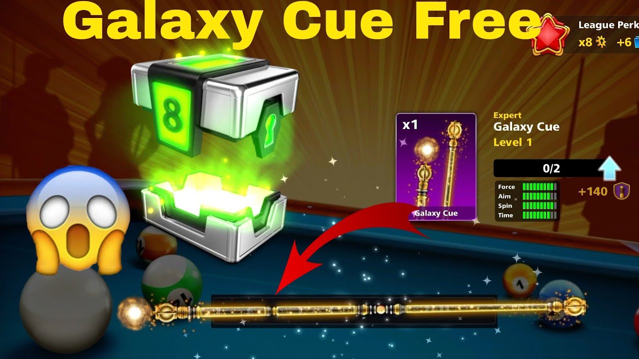 OMG 🤯 I GOT FREE GALAXY CUE🔥 GALAXY CUE TRICK 🔥 