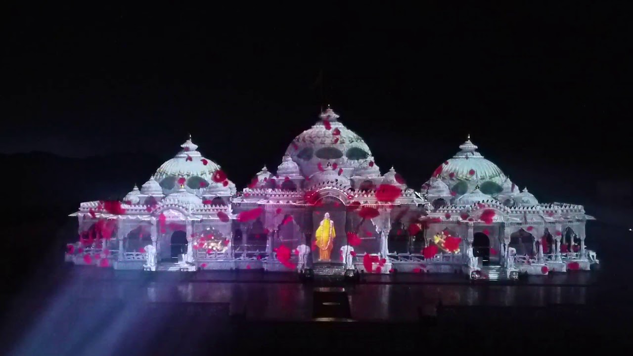 Projection Mapping, Bhakti Mandir, Mangarh, Prayagraj