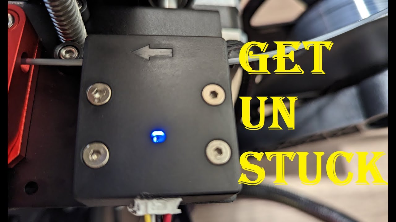 Filament Stuck In Sensor Ender 3 Max Neo #3dprinting - YouTube