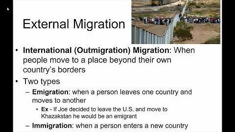 Video lecture - Migration (Part 1)
