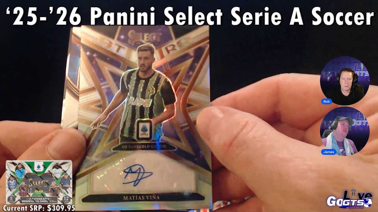 Box Break | 2025-26 Panini Select Serie A Soccer - YouTube