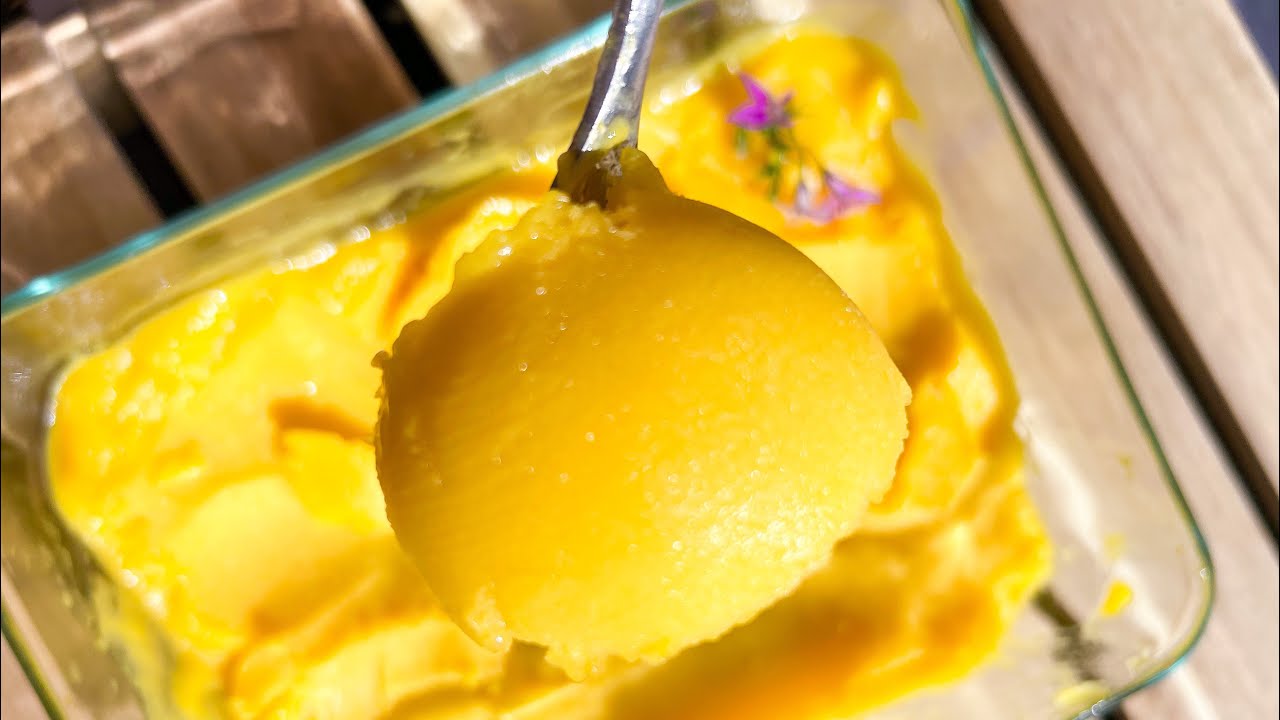 3-Ingredient Mango Sorbet (No-Churn!) - Minimalist Baker Recipes