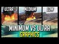 ► Ultra vs Medium vs Minimum Graphics on HD Maps - World of Tanks 1.0 Update