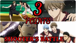 KUROKO NO BASKET | Three-Points Shooter's Battle | Sakurai VS Hyuga Funny Scene