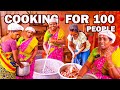 100   cooking for 100 peoplenon veg fire cooking