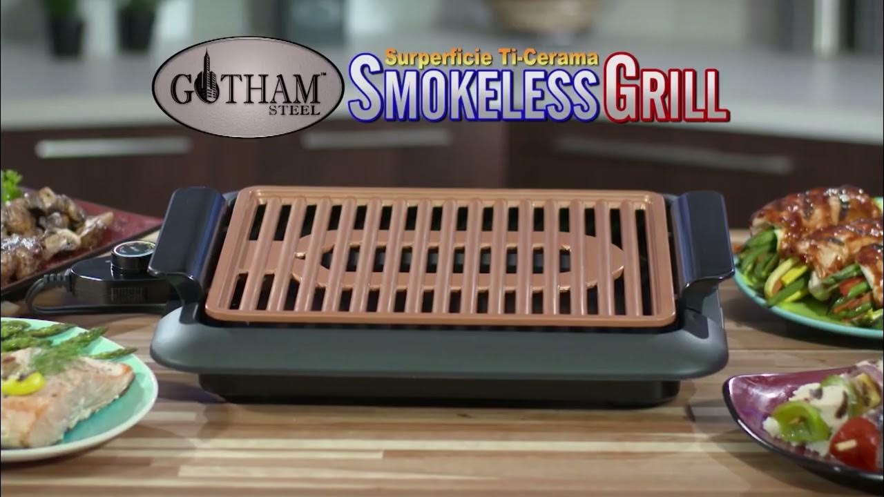 GOTHAM SMOKELESS GRILL YouTube