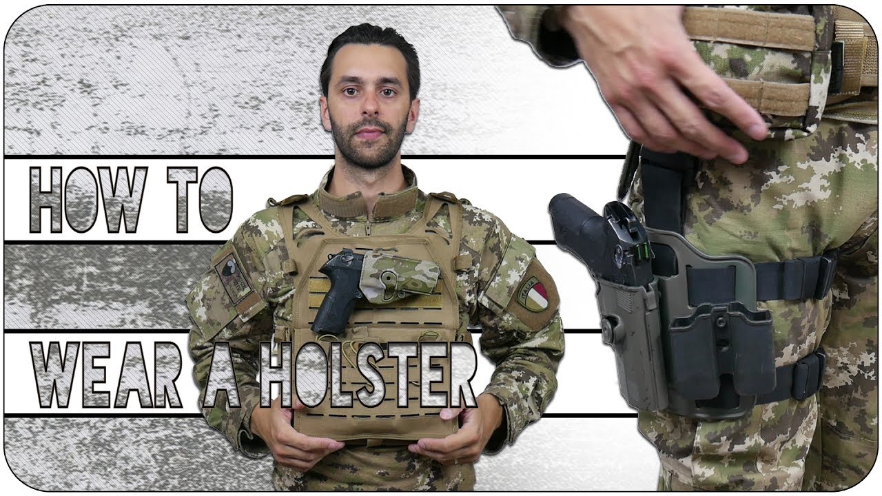 Airsoft Tips ENG SUB - Best holster position for airsoft! 