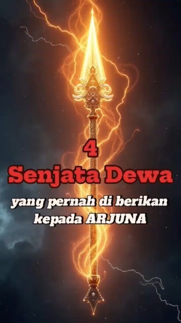 4 Senjata Arjuna pemberian dari para Dewa #kisahlegenda #mahabarat #arjuna #ceritarakyat #ai