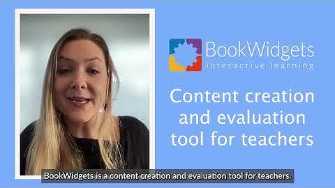 What is BookWidgets? Short introduction video